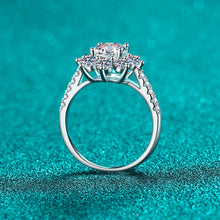 Load image into Gallery viewer, 1 Carat Moissanite 925 Sterling Silver Ring
