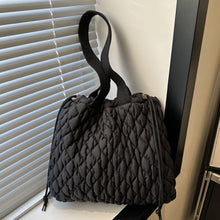 Load image into Gallery viewer, Drawstring Bubble Texture Tote Bag
