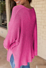 Load image into Gallery viewer, Side Slit V-Neck Long Sleeve Top
