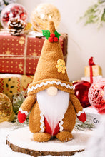 Load image into Gallery viewer, 2-Pack Christmas Gingerbread Gnomes
