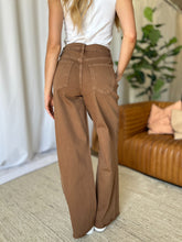 Load image into Gallery viewer, RFM Full Size High Rise Garment Dye Wide Leg Jeans
