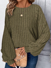 Load image into Gallery viewer, Plus Size Round Neck Batwing Sleeve T-Shirt
