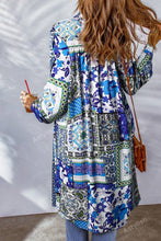 Load image into Gallery viewer, Printed Button Up Long Sleeve Cardigan
