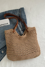 Load image into Gallery viewer, Openwork Woven Tote Bag
