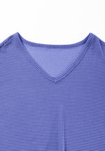 Load image into Gallery viewer, Texture V-Neck Long Sleeve Top
