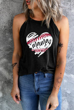 Load image into Gallery viewer, Heart Graphic Round Neck Tank
