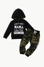 Load image into Gallery viewer, Boys Letter Graphic Hoodie and Joggers Set

