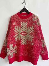 Load image into Gallery viewer, Christmas Element Round Neck Sweater
