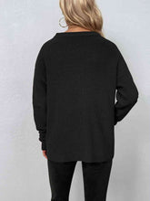 Load image into Gallery viewer, Cutout Zip Detail Sweater
