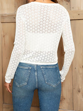 Load image into Gallery viewer, V-Neck Long Sleeve Buttoned Knit Top
