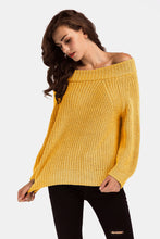 Load image into Gallery viewer, Off-Shoulder Long Sleeve Sweater
