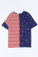 Load image into Gallery viewer, Stars and Stripes V-Neck Tee
