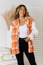Load image into Gallery viewer, Plaid Collared Button Down Jacket
