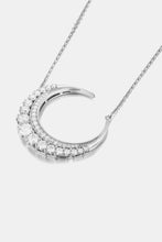 Load image into Gallery viewer, 1.8 Carat Moissanite Crescent Moon Shape Pendant Necklace
