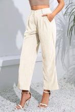 Load image into Gallery viewer, Buttoned  Straight Hem Long Pants
