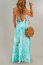Load image into Gallery viewer, Tie-Dye Halter Neck Maxi Dress
