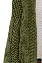 Load image into Gallery viewer, Open Front Cable-Knit Cardigan
