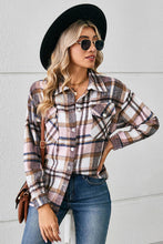 Load image into Gallery viewer, Collared Plaid Shacket
