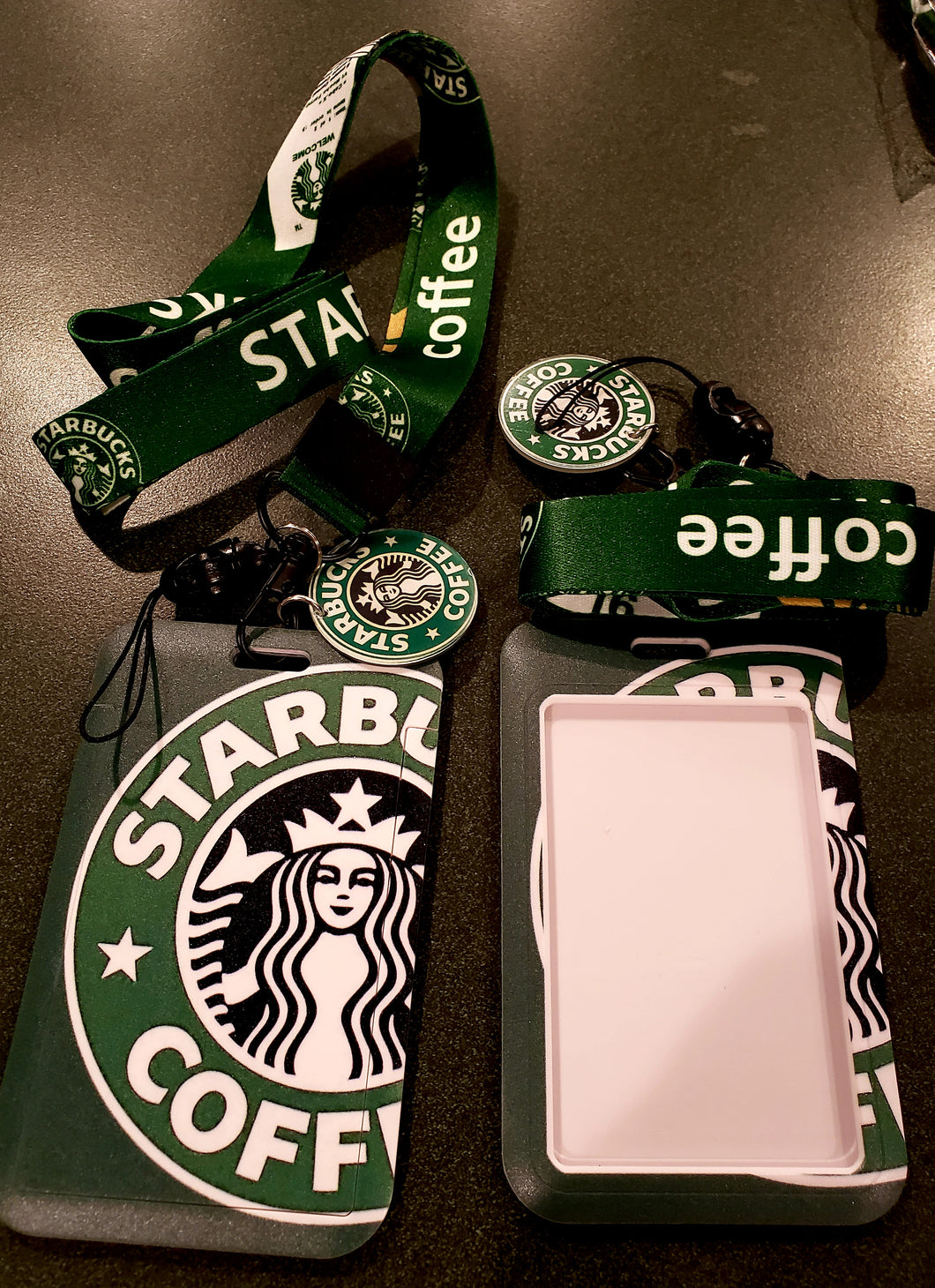 ID holder with lanyard