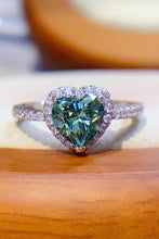 Load image into Gallery viewer, 1-Carat Moissanite Heart Ring
