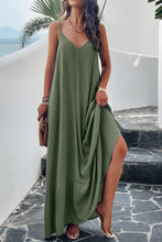 Load image into Gallery viewer, Backless Maxi Cami Dress with Pockets
