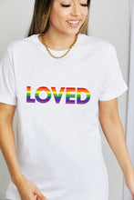Load image into Gallery viewer, Simply Love LOVED Graphic Cotton T-Shirt
