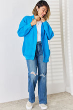 Load image into Gallery viewer, Open Front Dropped Shoulder Cardigan
