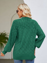 Load image into Gallery viewer, Open Front Ribbed Trim Cardigan
