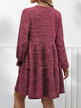 Load image into Gallery viewer, Square Neck Long Sleeve Dress
