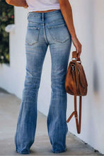 Load image into Gallery viewer, Buttoned Long Jeans

