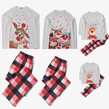 Load image into Gallery viewer, Baby Reindeer Top and Plaid Pants Set
