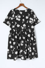 Load image into Gallery viewer, Floral V-Neck Pocket A-Line Dress
