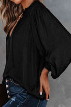 Load image into Gallery viewer, Tie Neck Long Sleeve Blouse
