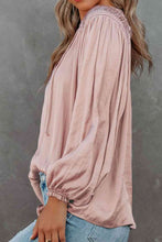 Load image into Gallery viewer, Tie Neck Long Sleeve Blouse
