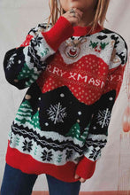 Load image into Gallery viewer, Christmas Element Long Sleeve Sweater
