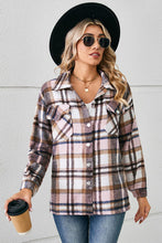 Load image into Gallery viewer, Collared Plaid Shacket
