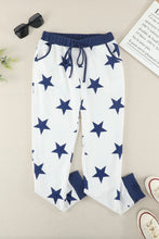 Load image into Gallery viewer, Star Print Drawstring Detail Joggers
