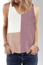 Load image into Gallery viewer, Color Block V-Neck Knit Vest
