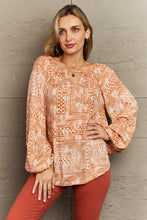 Load image into Gallery viewer, HEYSON Just For You Full Size Aztec Tunic Top
