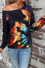 Load image into Gallery viewer, Tie-Dye Boat Neck Sweatshirt
