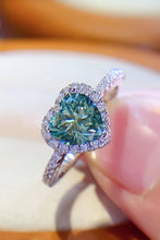 Load image into Gallery viewer, 1-Carat Moissanite Heart Ring
