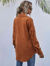 Load image into Gallery viewer, Corduroy Dropped Shoulder Shacket
