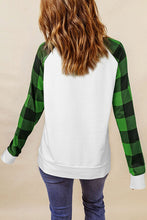 Load image into Gallery viewer, Lucky Clover Round Neck Long Sleeve T-Shirt
