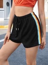 Load image into Gallery viewer, Side Stripe Drawstring Shorts
