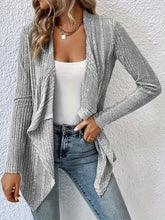 Load image into Gallery viewer, Open Front Long Sleeve Cardigan
