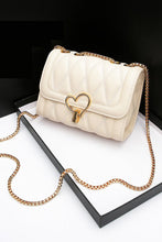 Load image into Gallery viewer, Heart Buckle PU Leather Crossbody Bag
