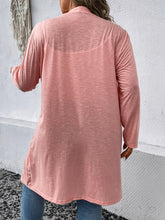 Load image into Gallery viewer, Plus Size Button Down Longline Cardigan
