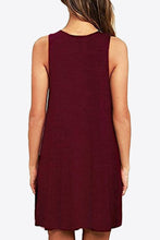 Load image into Gallery viewer, Full Size Round Neck Sleeveless Dress with Pockets
