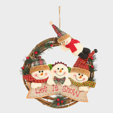 Load image into Gallery viewer, Christmas Doll Wreath Ornament
