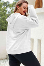 Load image into Gallery viewer, Plus Size Front Pocket Long Sleeve Hoodie
